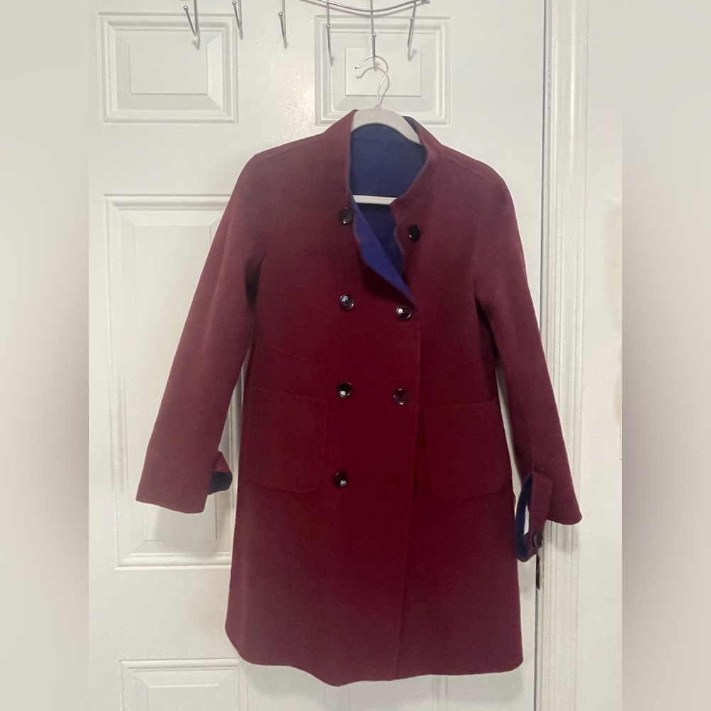 Double-sided Double-color Cashmere Coat